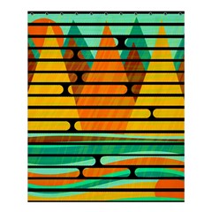 Decorative Autumn Landscape Shower Curtain 60  X 72  (medium)  by Valentinaart