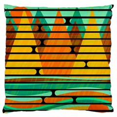 Decorative Autumn Landscape Standard Flano Cushion Case (one Side) by Valentinaart