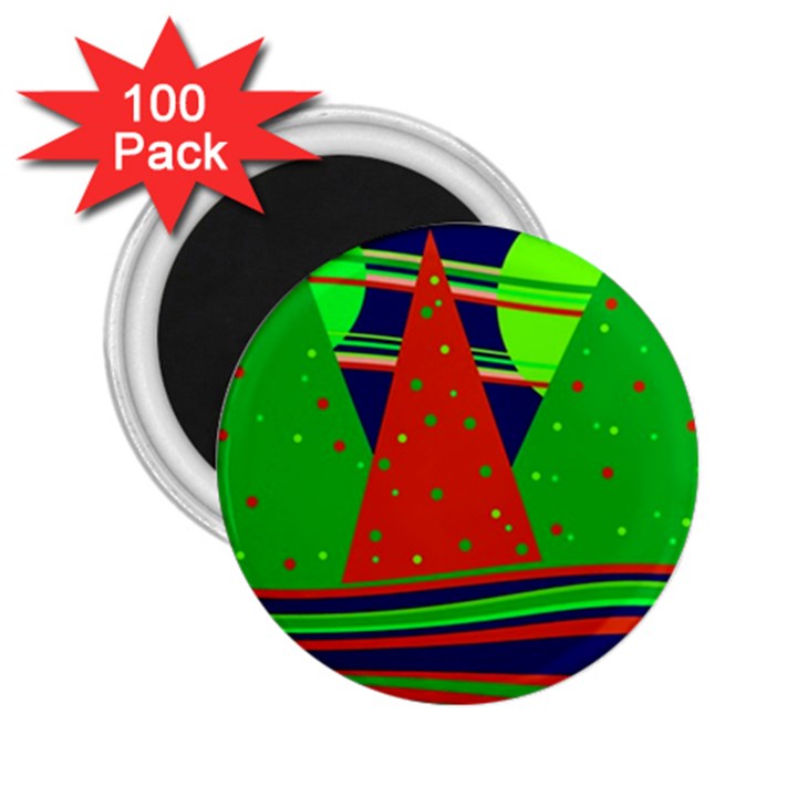 Magical Xmas night 2.25  Magnets (100 pack) 