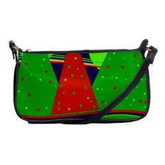 Magical Xmas Night Shoulder Clutch Bags by Valentinaart