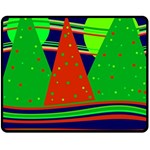 Magical Xmas night Fleece Blanket (Medium)  60 x50  Blanket Front