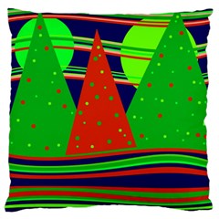 Magical Xmas Night Standard Flano Cushion Case (two Sides) by Valentinaart