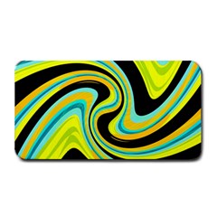 Blue And Yellow Medium Bar Mats by Valentinaart