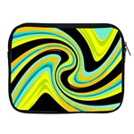 Blue and yellow Apple iPad 2/3/4 Zipper Cases Front