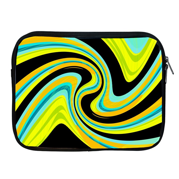 Blue and yellow Apple iPad 2/3/4 Zipper Cases