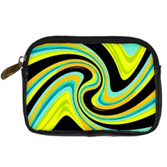 Blue And Yellow Digital Camera Cases by Valentinaart