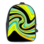 Blue and yellow School Bags (XL)  Front