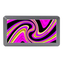 Pink And Yellow Memory Card Reader (mini) by Valentinaart