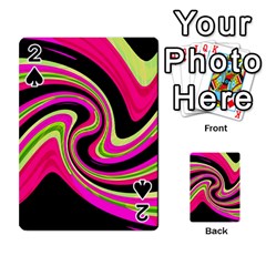 Magenta And Yellow Playing Cards 54 Designs 