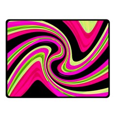 Magenta And Yellow Double Sided Fleece Blanket (small)  by Valentinaart