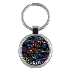 Blue Confusion Key Chains (round) 