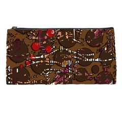 Brown Confusion Pencil Cases by Valentinaart