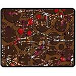 Brown confusion Fleece Blanket (Medium)  60 x50  Blanket Front