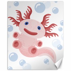 Axolotl Natural Tshirt Canvas 11  X 14  