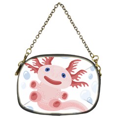 Axolotl Natural Tshirt Chain Purses (two Sides) 