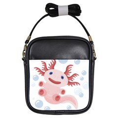 Axolotl Natural Tshirt Girls Sling Bags