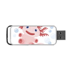 Axolotl Natural Tshirt Portable Usb Flash (one Side)