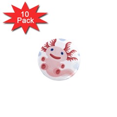 Axolotl Natural 1  Mini Magnet (10 Pack) 