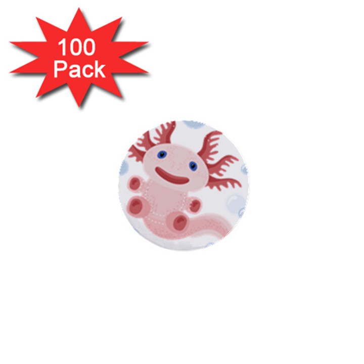 Axolotl Natural 1  Mini Buttons (100 pack) 