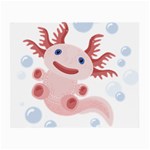 Axolotl Natural Small Glasses Cloth (2-Side) Front