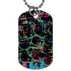 Graffiti Style Design Dog Tag (two Sides) by Valentinaart