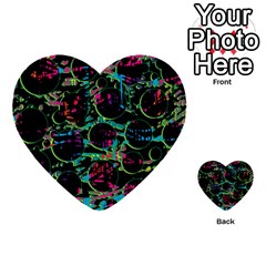 Graffiti Style Design Multi-purpose Cards (heart)  by Valentinaart