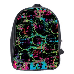 Graffiti Style Design School Bags(large)  by Valentinaart