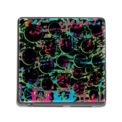 Graffiti Style Design Memory Card Reader (square) by Valentinaart