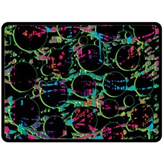 Graffiti Style Design Fleece Blanket (large)  by Valentinaart