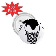 Blackandwhite Mickey Icecream 1 75  Buttons (100 Pack)  by XOOXOO