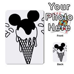 Blackandwhite Mickey Icecream Multi-purpose Cards (rectangle) 