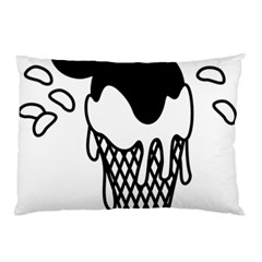 Blackandwhite Mickey Icecream Pillow Case