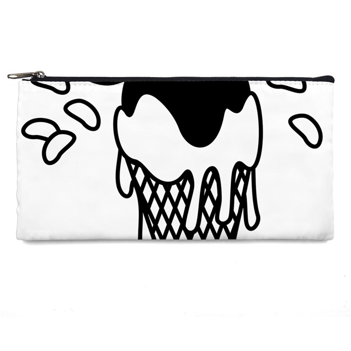 Blackandwhite Mickey Icecream Pencil Cases