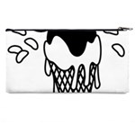 Blackandwhite Mickey Icecream Pencil Cases Back