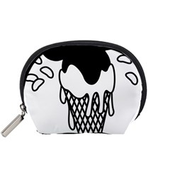 Blackandwhite Mickey Icecream Accessory Pouches (small)  by XOOXOO