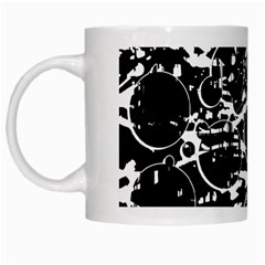 Black And White Confusion White Mugs by Valentinaart