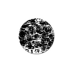 Black And White Confusion Golf Ball Marker (10 Pack) by Valentinaart