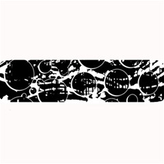 Black And White Confusion Large Bar Mats by Valentinaart