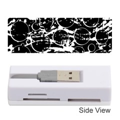 Black And White Confusion Memory Card Reader (stick)  by Valentinaart