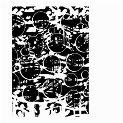 Black And White Confusion Small Garden Flag (two Sides) by Valentinaart