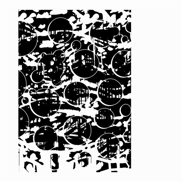 Black and white confusion Small Garden Flag (Two Sides)