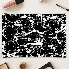 Black And White Confusion Cosmetic Bag (xxl)  by Valentinaart