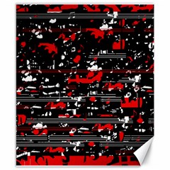 Red Symphony Canvas 8  X 10  by Valentinaart