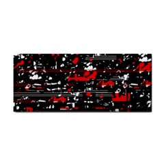 Red Symphony Hand Towel by Valentinaart