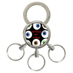 Trick Or Treat  3-ring Key Chains by Valentinaart