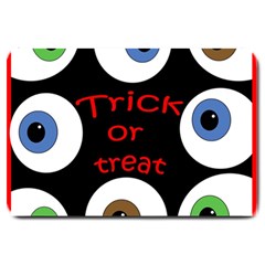 Trick Or Treat  Large Doormat  by Valentinaart