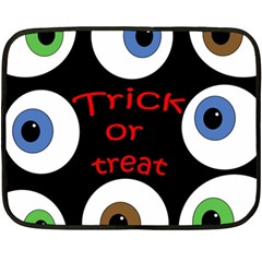 Trick Or Treat  Fleece Blanket (mini) by Valentinaart