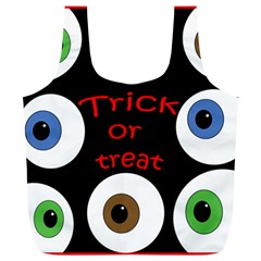 Trick Or Treat  Full Print Recycle Bags (l)  by Valentinaart