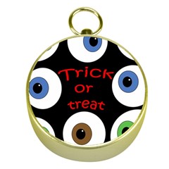 Trick Or Treat  Gold Compasses by Valentinaart