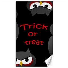 Trick Or Treat - Owls Canvas 40  X 72   by Valentinaart